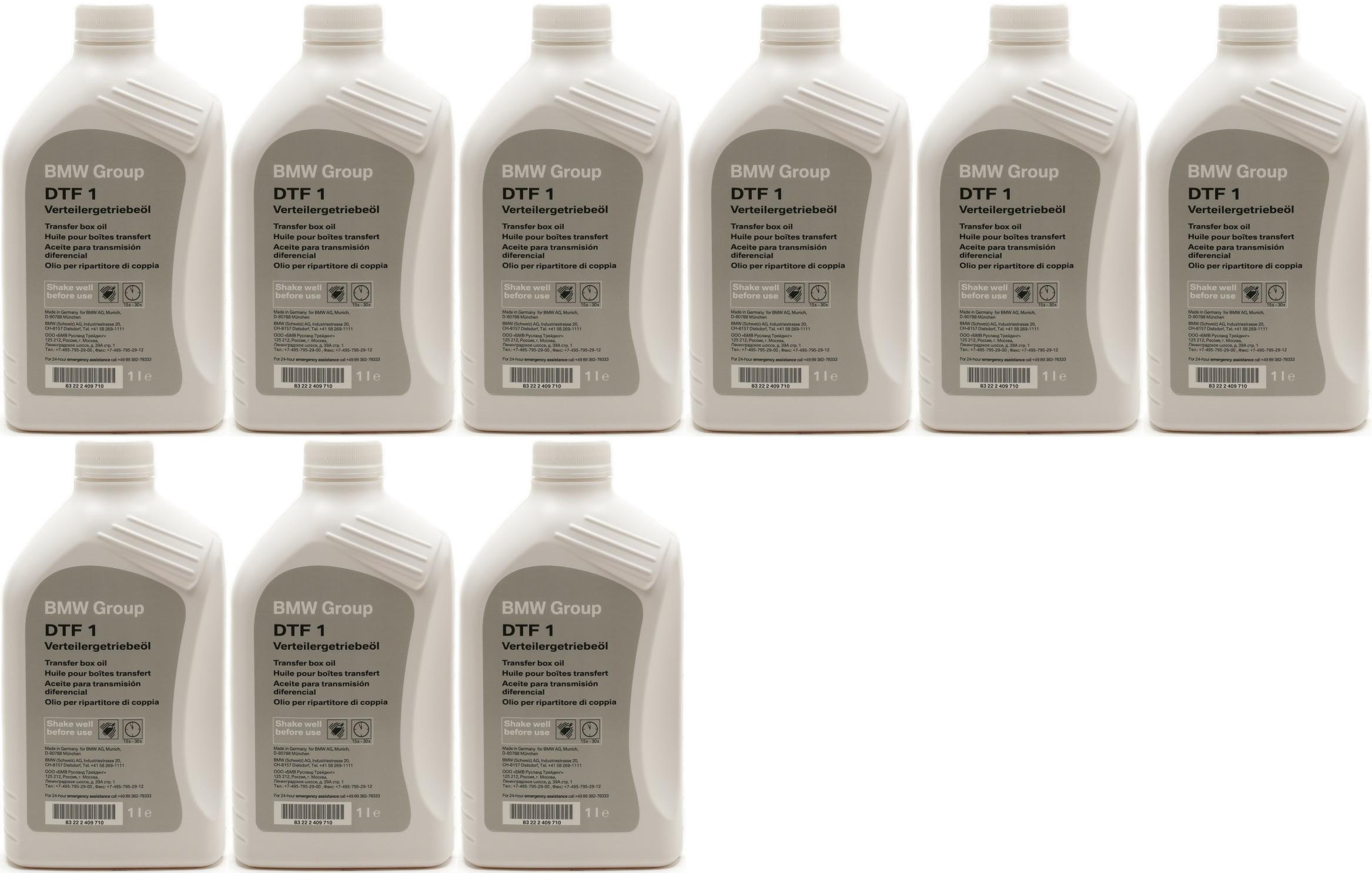 Original BMW Getriebeöl Verteilergetriebeöl DTF 1 xDrive 1 Liter 9x 1l = 9 Liter