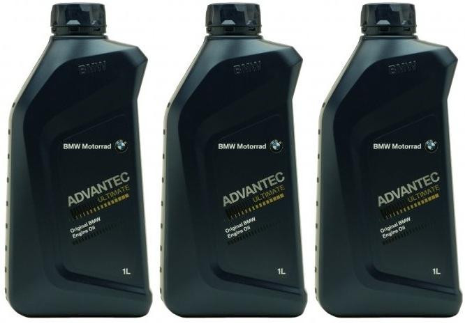 Original BMW Motorrad ADVANTEC Ultimate 5W-40 Motoröl 3x 1l = 3 Liter