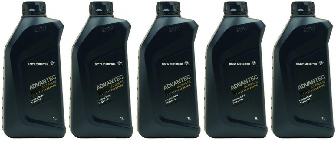 Original BMW Motorrad ADVANTEC Ultimate 5W-40 Motoröl 5x 1l = 5 Liter