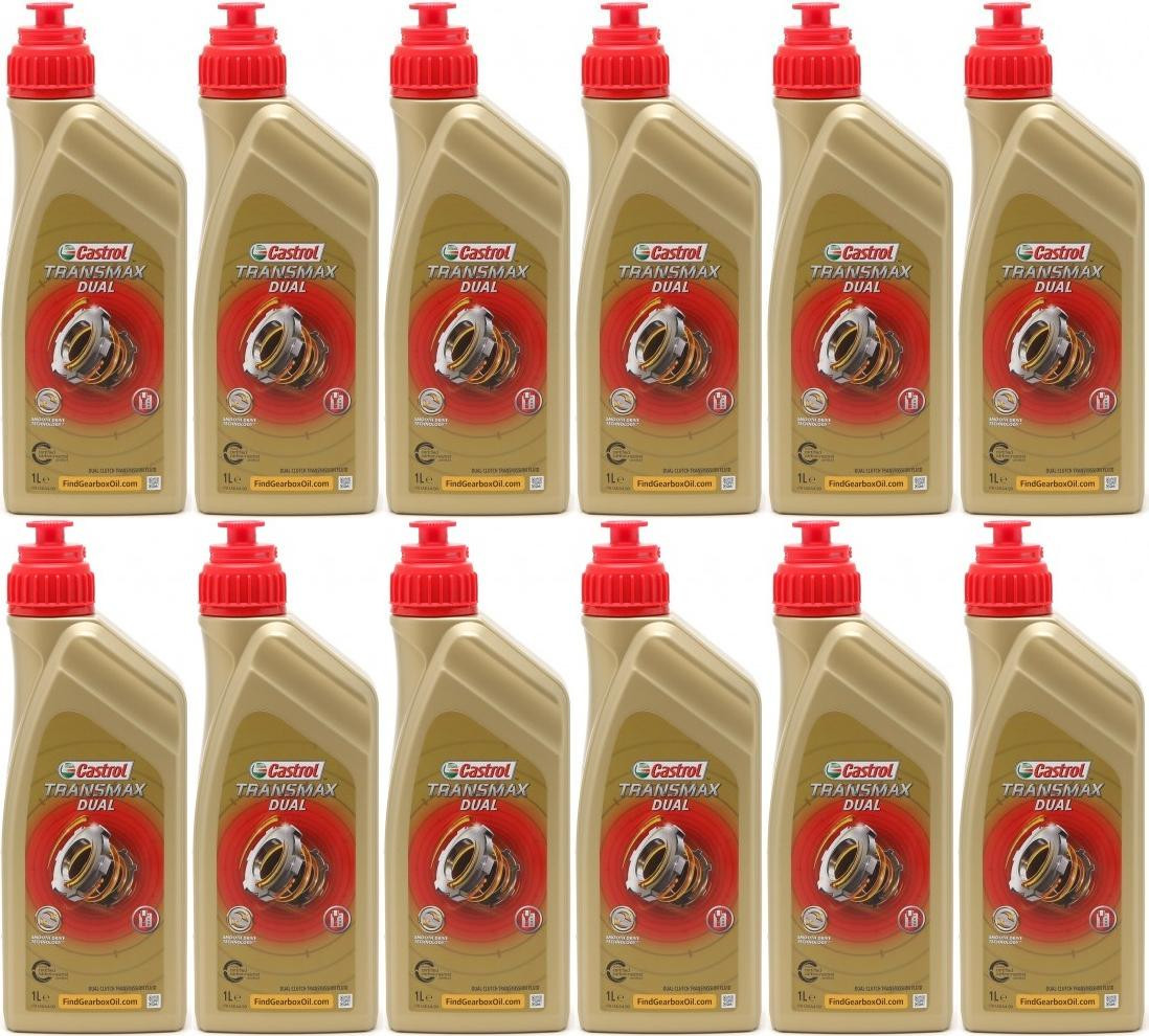Castrol Transmax Dual (Doppelkupplungs Getriebeöl) 12x 1l = 12 Liter