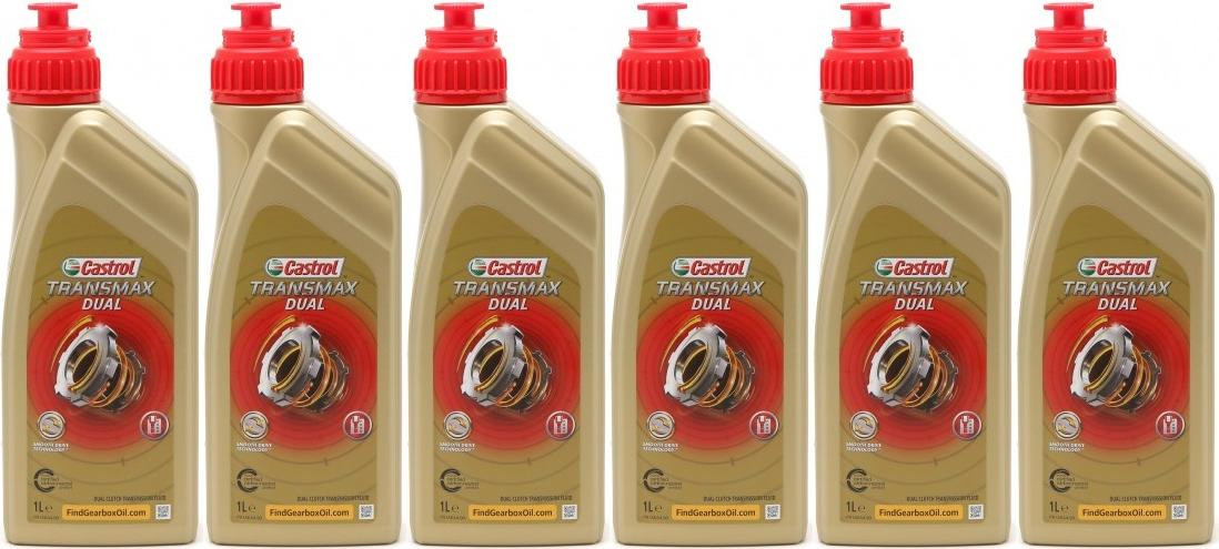 Castrol Transmax Dual (Doppelkupplungs Getriebeöl) 6x 1l = 6 Liter