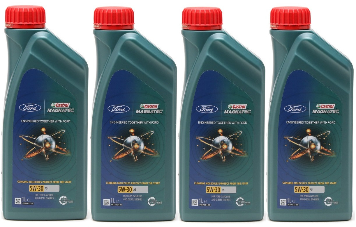 Castrol Magnatec (ex. Professional) A5 5W-30 Ford Motoröl 4x 1l = 4 Liter