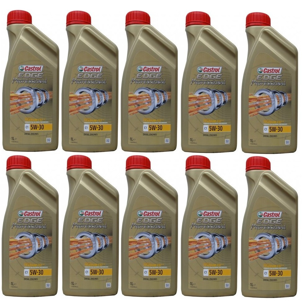 Castrol Edge Professional Titanium C1 5W-30 Motoröl 10x 1l = 10 Liter