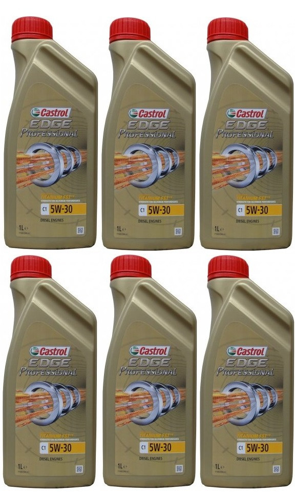 Castrol Edge Professional Titanium C1 5W-30 Motoröl 6x 1l = 6 Liter
