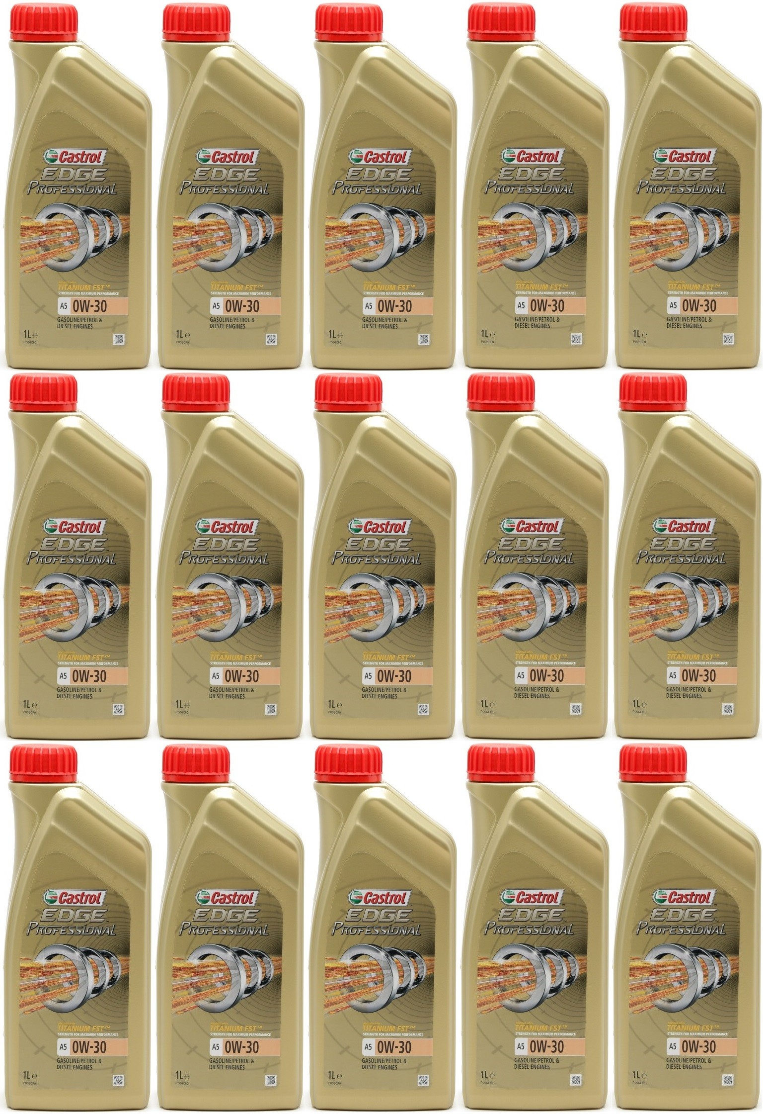 Castrol Edge Professional A5 0W-30 Fluid Titanium (VOLVO A5/B5) 15x1l=15 Liter
