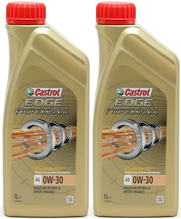 Castrol Edge Professional A5 0W-30 Fluid Titanium (VOLVO A5/B5) 2x1l=2 Liter