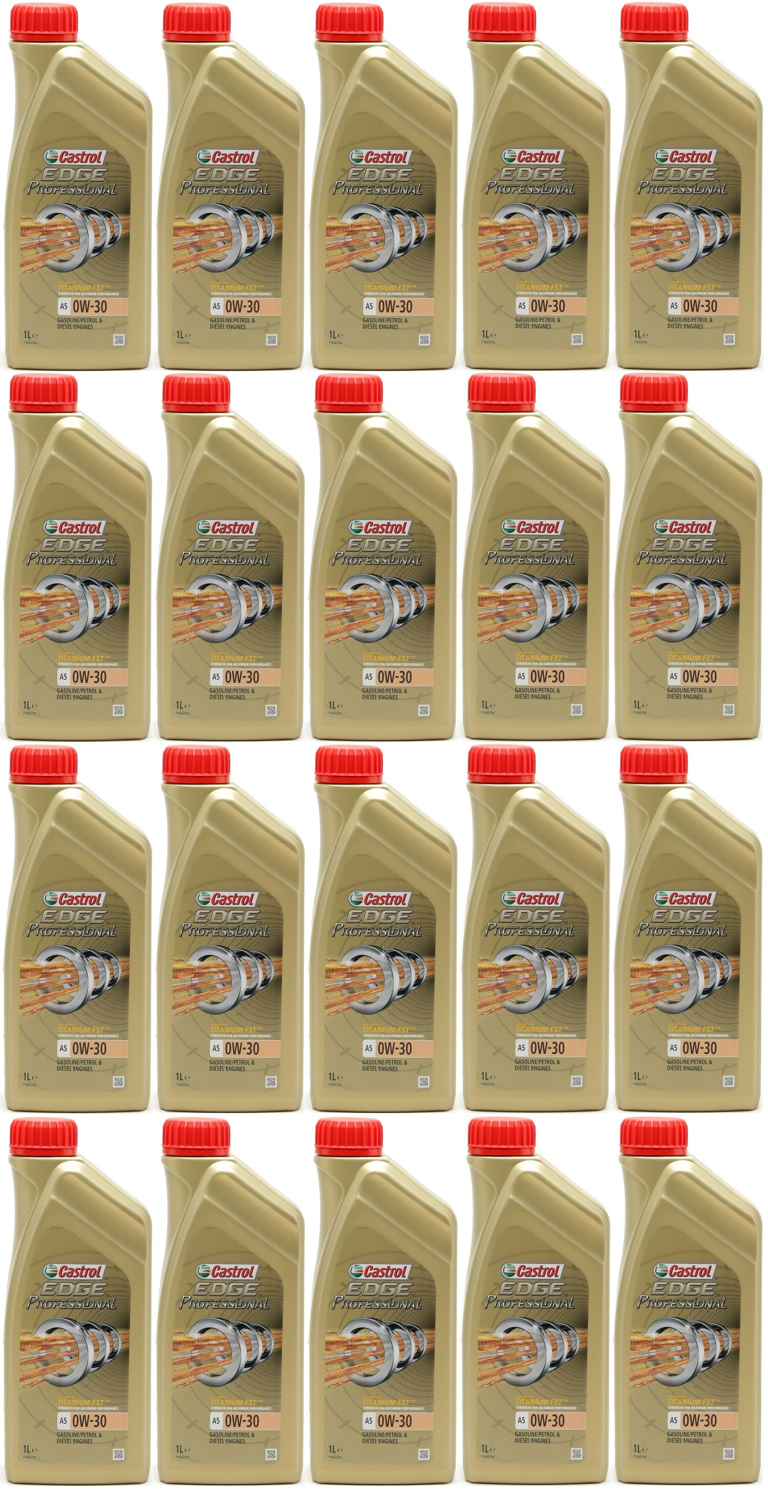 Castrol Edge Professional A5 0W-30 Fluid Titanium (VOLVO A5/B5) 20x1l=20 Liter