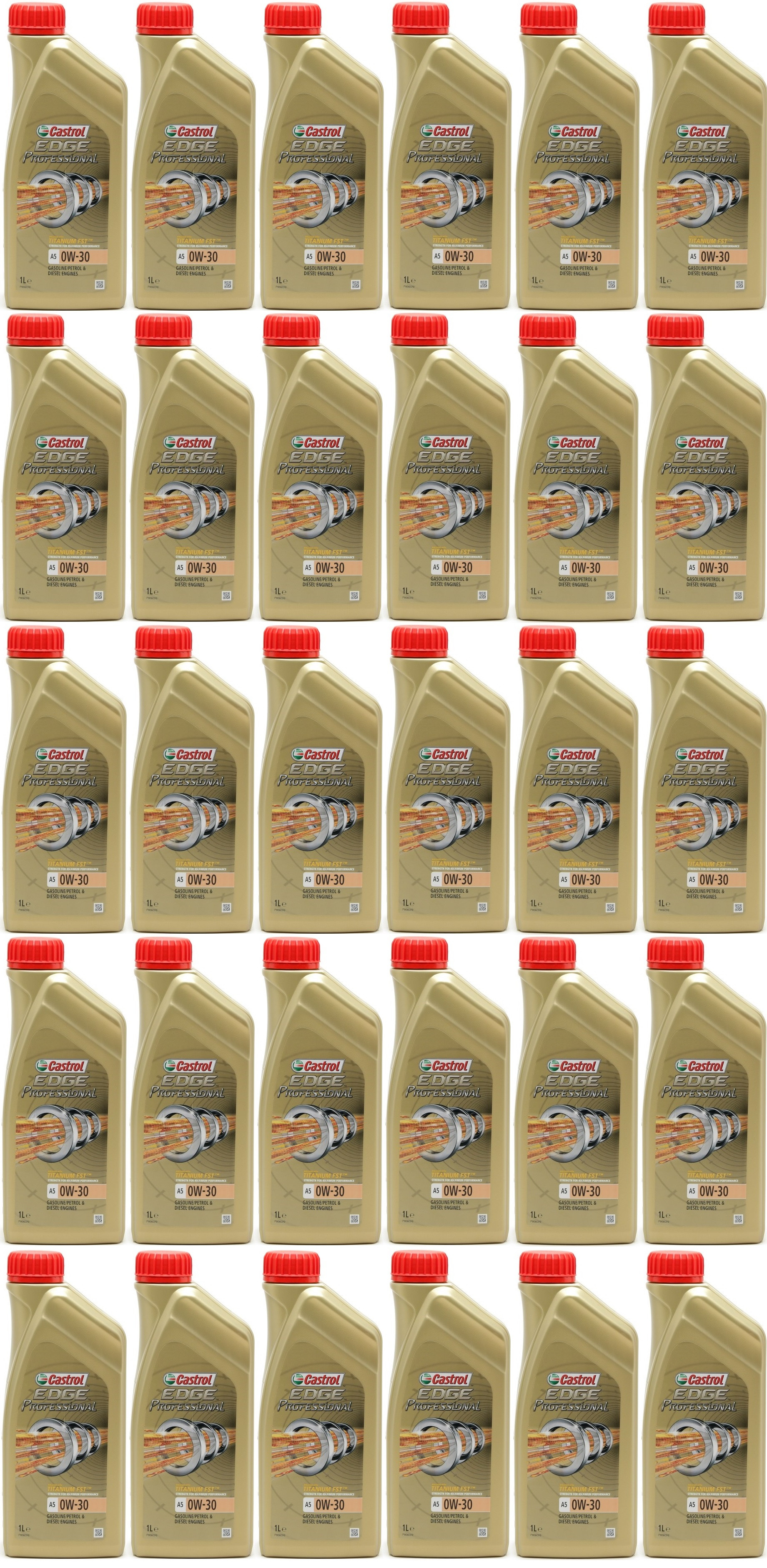 Castrol Edge Professional A5 0W-30 Fluid Titanium (VOLVO A5/B5) 30x1l=30 Liter