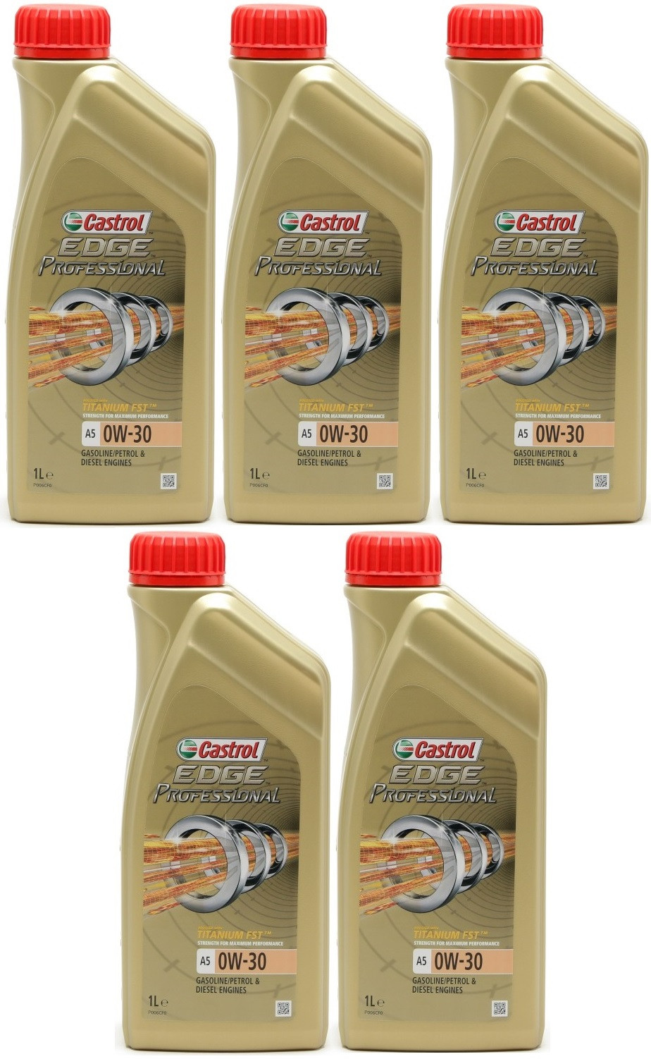 Castrol Edge Professional A5 0W-30 Fluid Titanium (VOLVO A5/B5) 5x1l=5 Liter