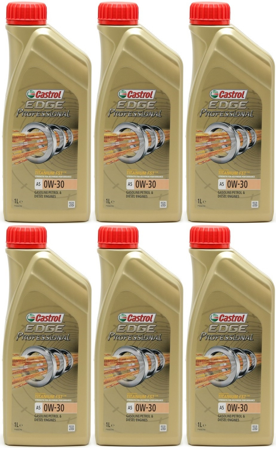 Castrol Edge Professional A5 0W-30 Fluid Titanium (VOLVO A5/B5) 6x1l=6 Liter