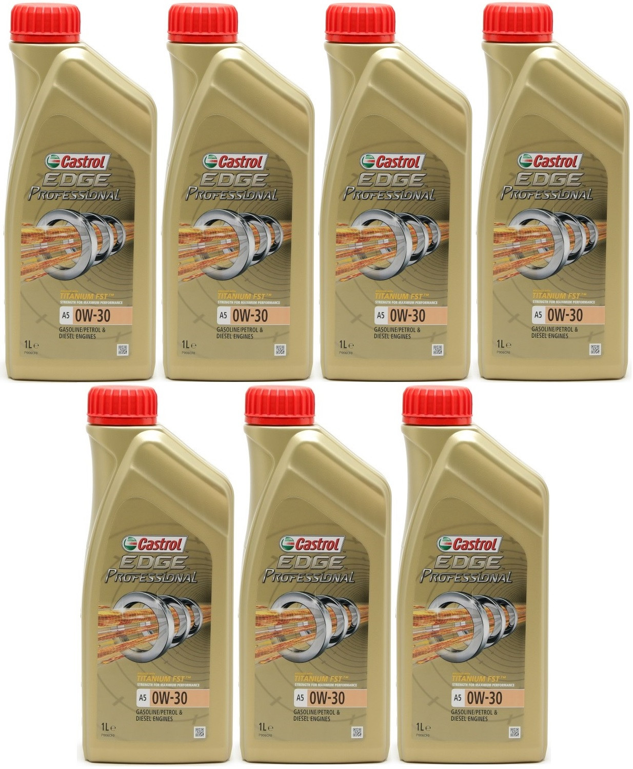 Castrol Edge Professional A5 0W-30 Fluid Titanium (VOLVO A5/B5) 7x1l=7 Liter