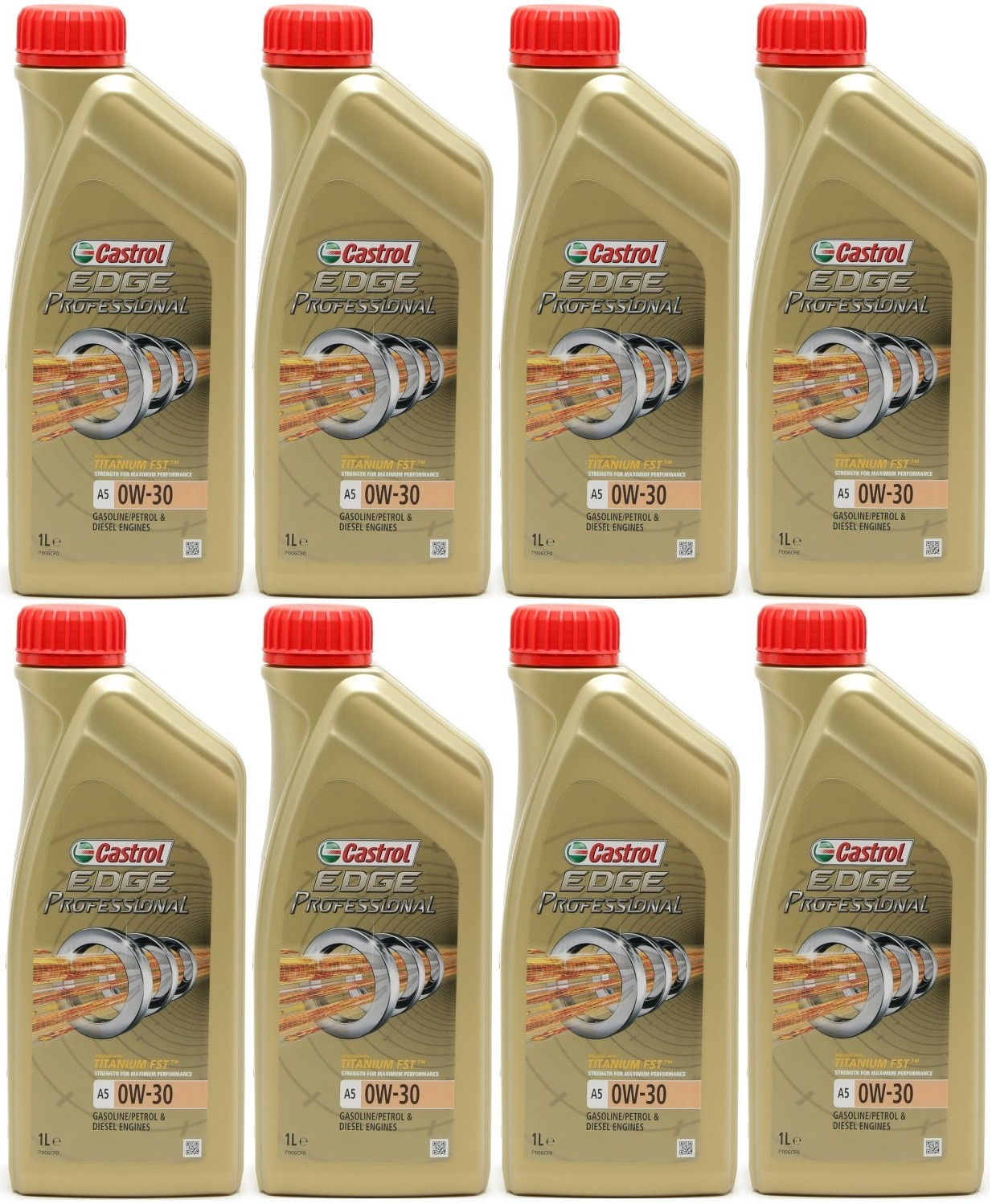 Castrol Edge Professional A5 0W-30 Fluid Titanium (VOLVO A5/B5) 8x1l=8 Liter