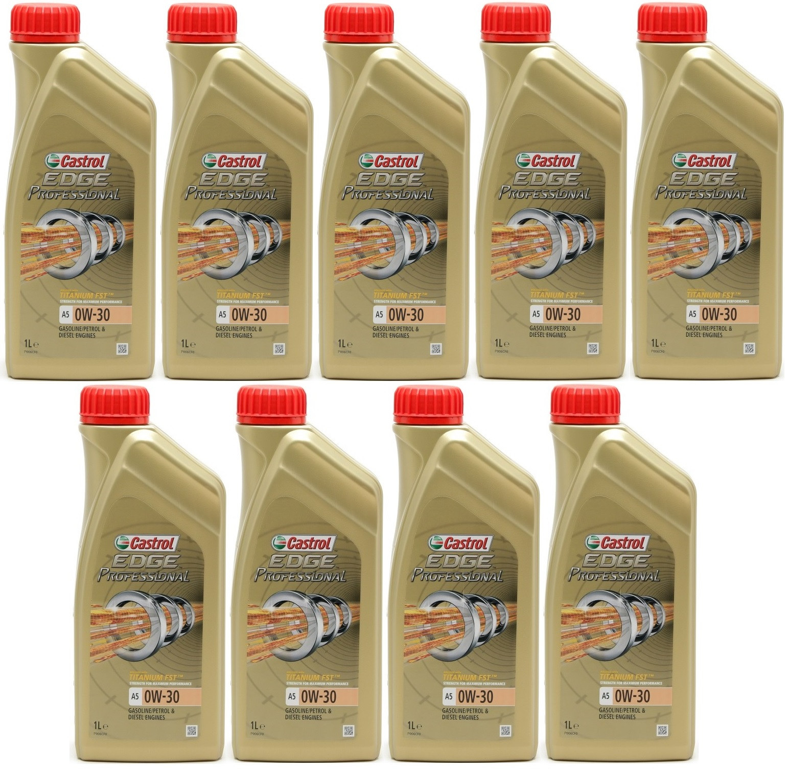 Castrol Edge Professional A5 0W-30 Fluid Titanium (VOLVO A5/B5) 9x1l=9 Liter