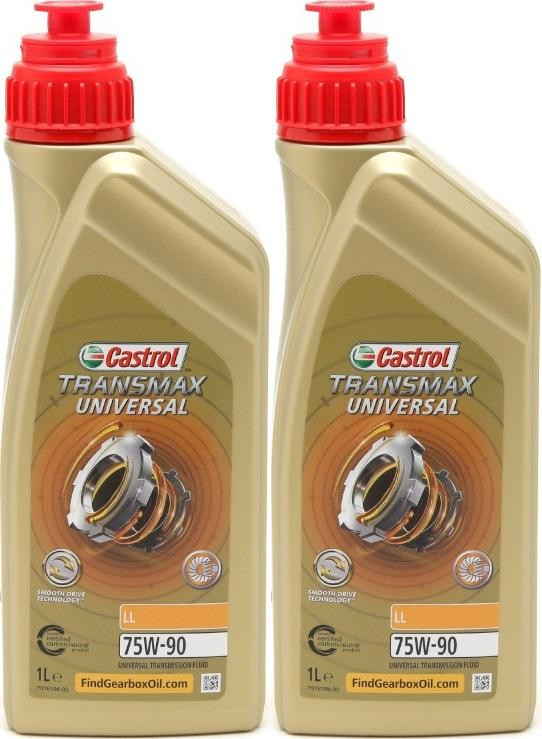 Castrol Syntrax Universal Plus 75W-90 (neu Transmax Universal LL) 2x 1l=2 Liter