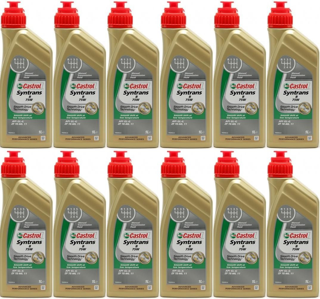 Castrol Transmax Manual EP 80W-90 Schaltgetriebeöl 12x 1l = 12 Liter