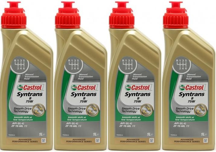Castrol Transmax Manual EP 80W-90 Schaltgetriebeöl 4x 1l = 4 Liter