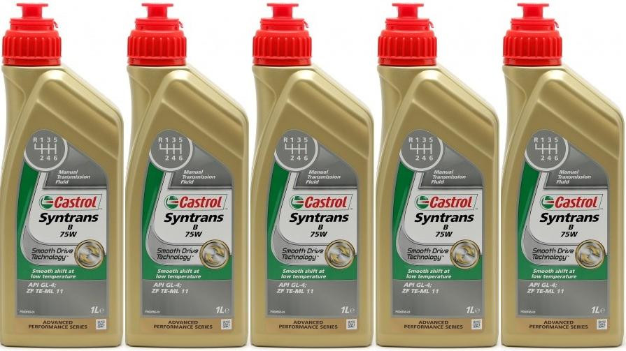 Castrol Transmax Manual EP 80W-90 Schaltgetriebeöl 5x 1l = 5 Liter