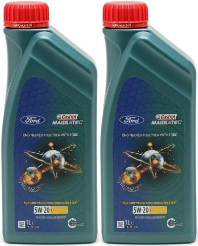 Castrol Magnatec E 5W-20 Motoröl (Ford EcoBoost WSS-M2C948-B) 2x 1l = 2 Liter