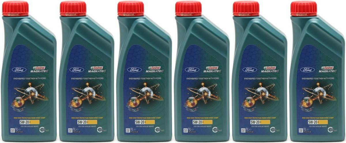 Castrol Magnatec E 5W-20 Motoröl (Ford EcoBoost WSS-M2C948-B) 6x 1l = 6 Liter