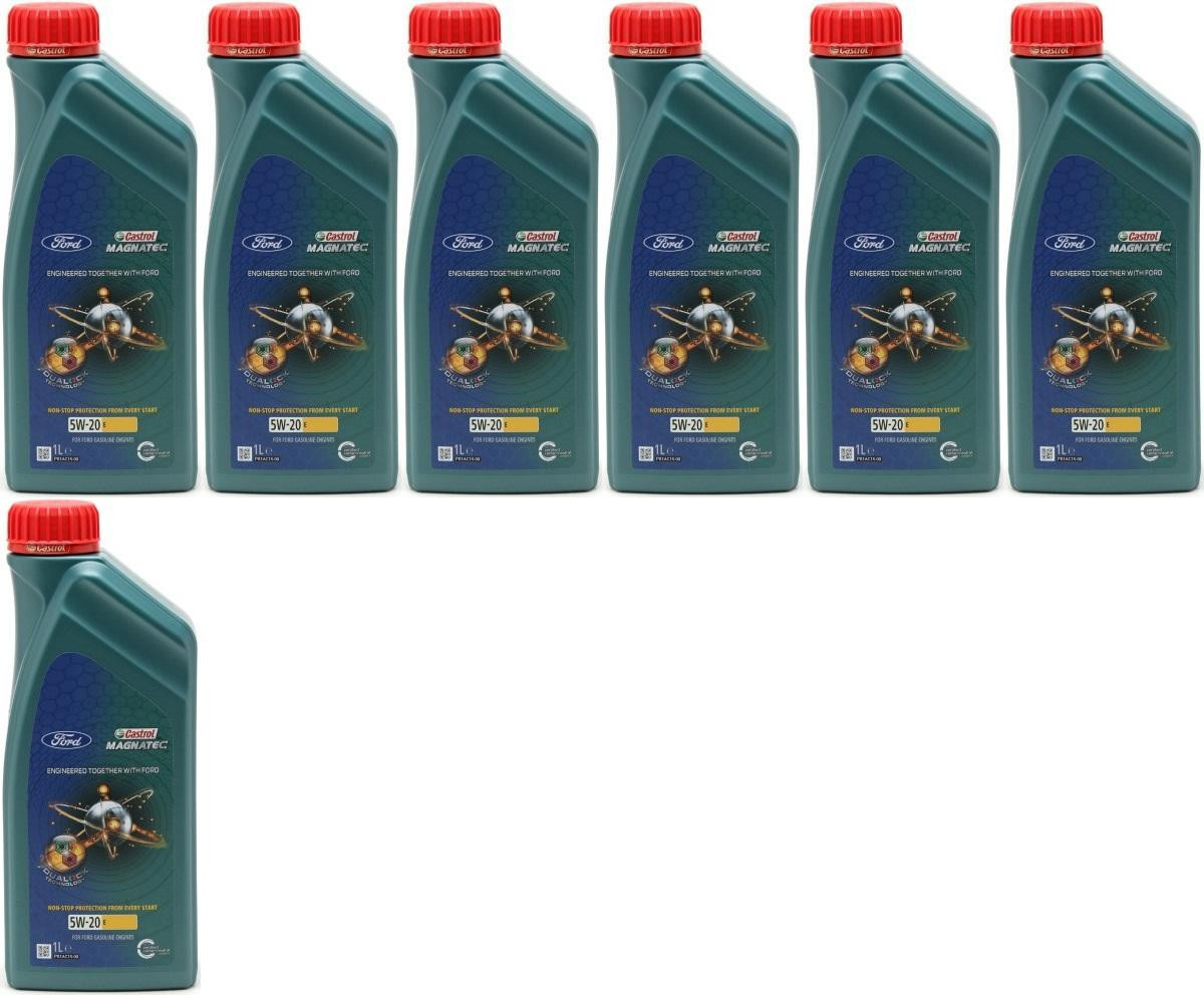 Castrol Magnatec E 5W-20 Motoröl (Ford EcoBoost WSS-M2C948-B) 7x 1l = 7 Liter