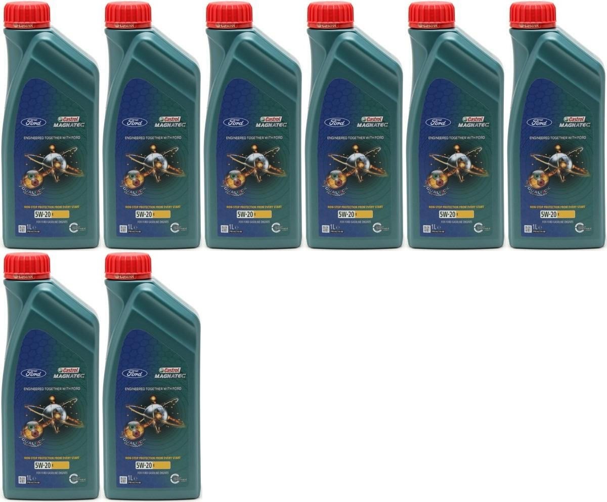 Castrol Magnatec E 5W-20 Motoröl (Ford EcoBoost WSS-M2C948-B) 8x 1l = 8 Liter