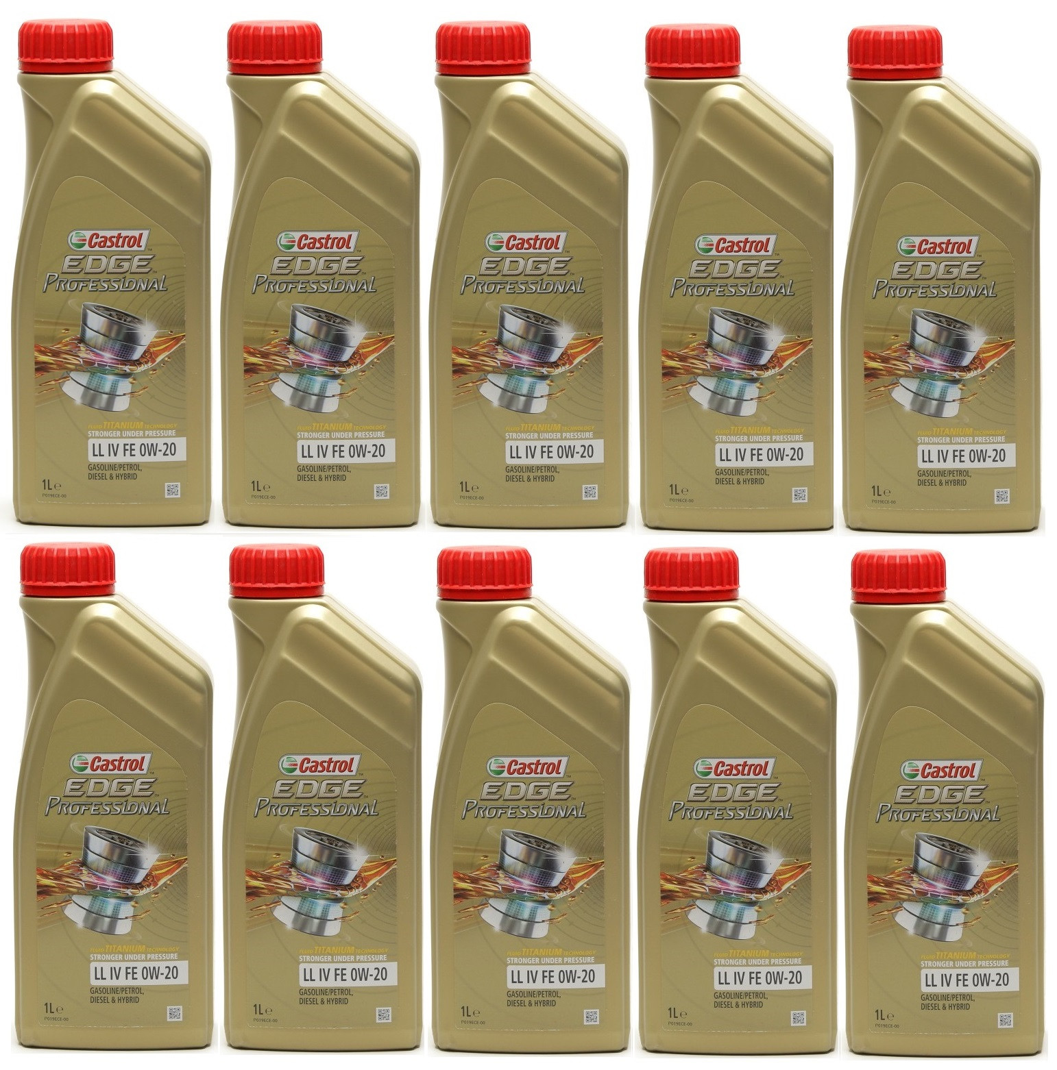 Castrol Edge Professional Fluid Titanium LL IV FE 0W-20 10x 1l = 10 Liter