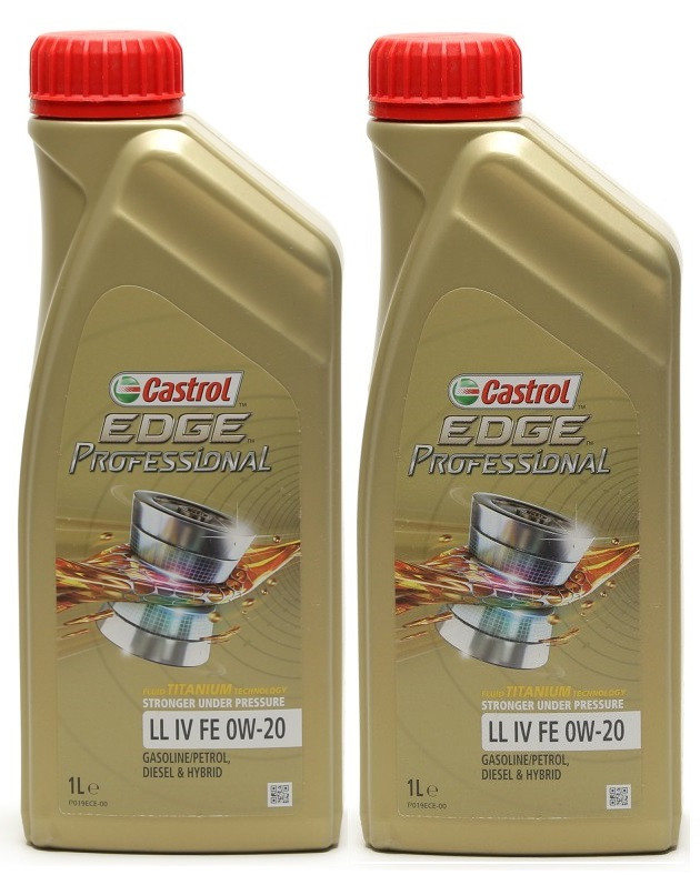 Castrol Edge Professional Fluid Titanium LL IV FE 0W-20 Motoröl 2x 1l = 2 Liter