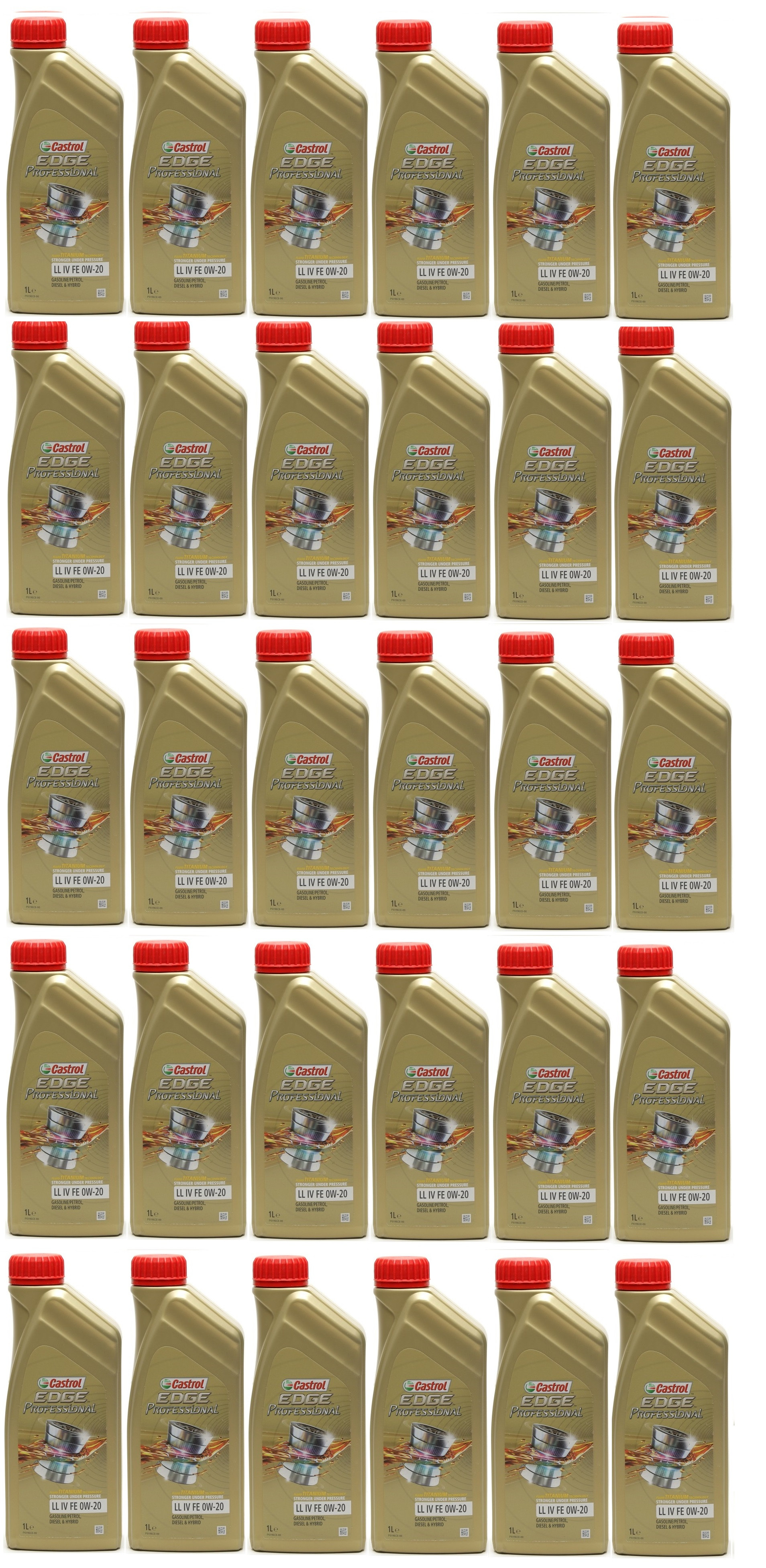 Castrol Edge Professional Fluid Titanium LL IV FE 0W-20 30x 1l = 30 Liter