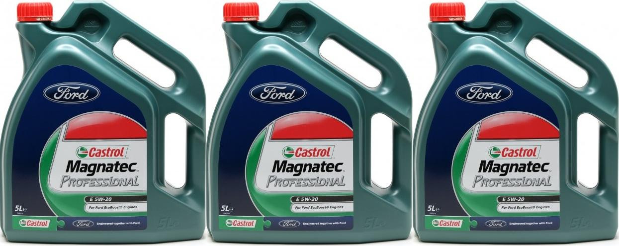 Castrol Magnatec (ex Professional) E 5W-20 Motoröl (WSS-M2C948-B) 3x5 = 15 Liter