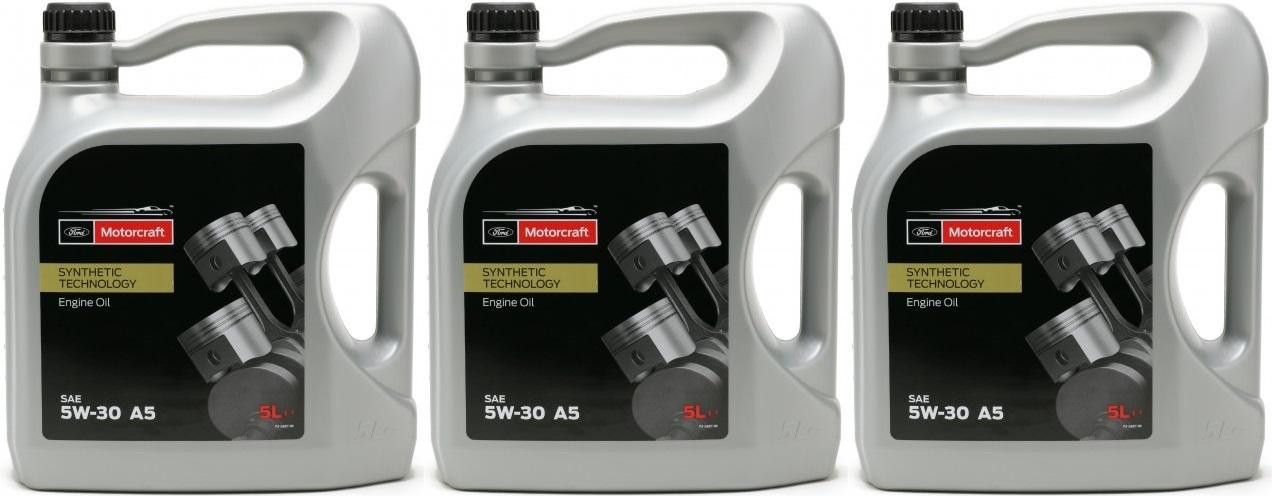 Original Ford 5W-30 Motorcraft A5 (ex. Formula F) Motoröl 3x 5 = 15 Liter