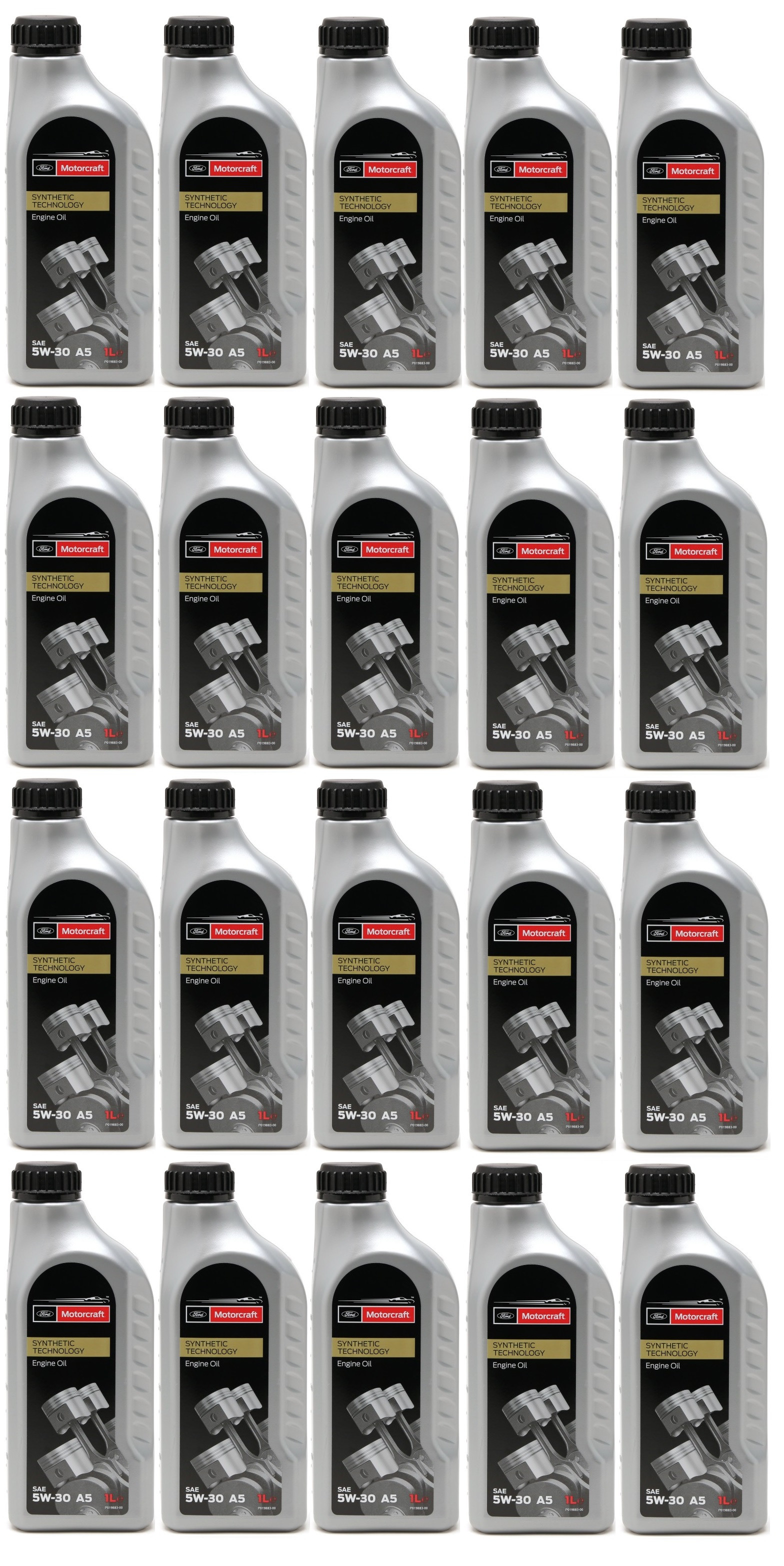 Original Ford 5W-30 Motorcraft A5 (ex. Formula F) Motoröl 20x 1l = 20 Liter