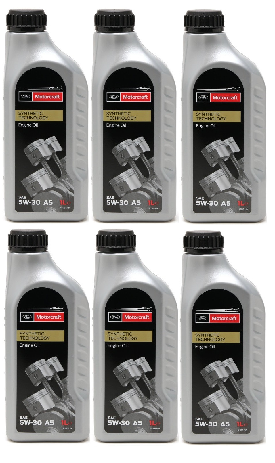 Original Ford 5W-30 Motorcraft A5 (ex. Formula F) Motoröl 6x 1l = 6 Liter