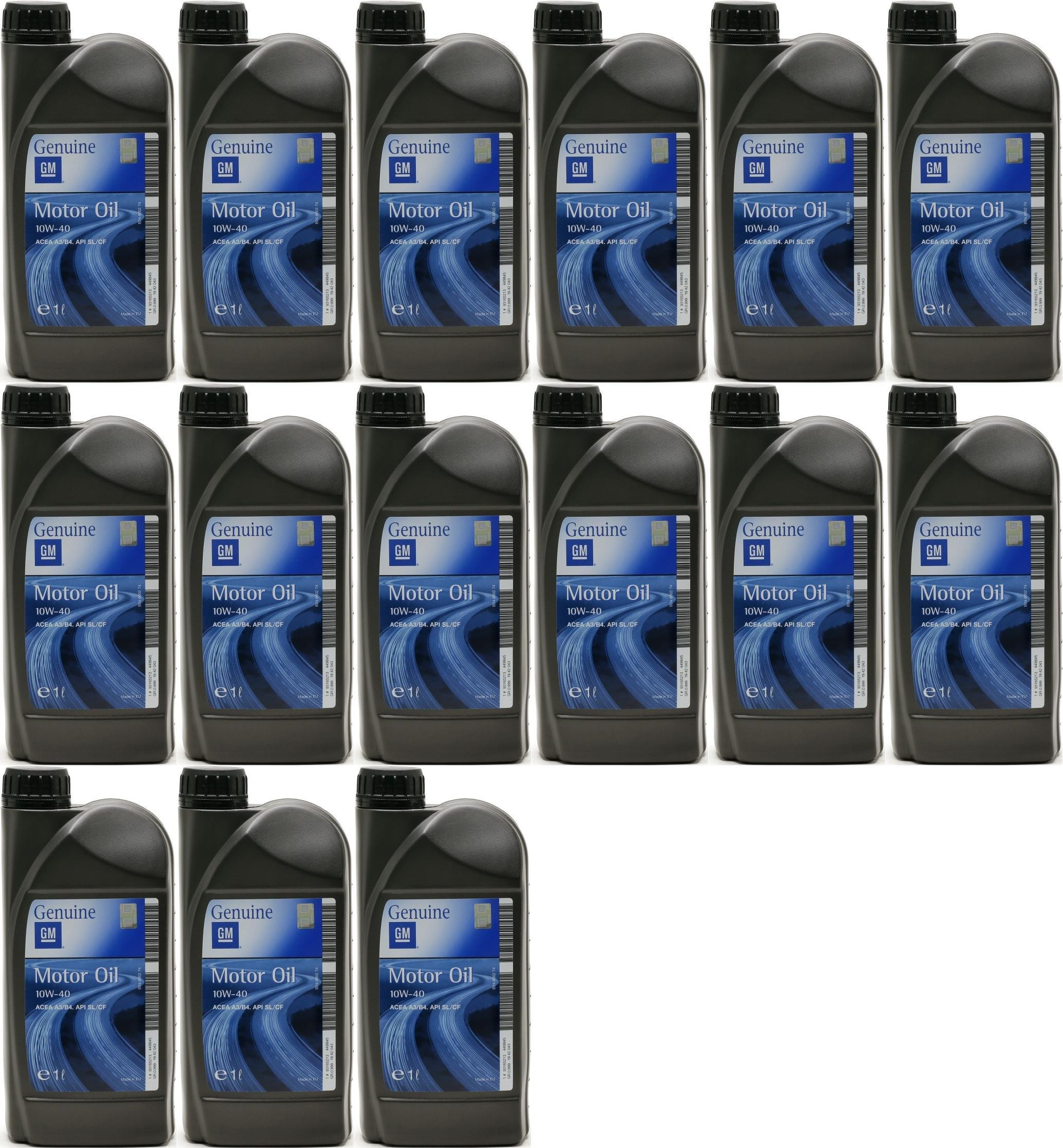 Original GM Opel 10W-40 Diesel & Benziner Motoröliter 15x 1l = 15 Liter