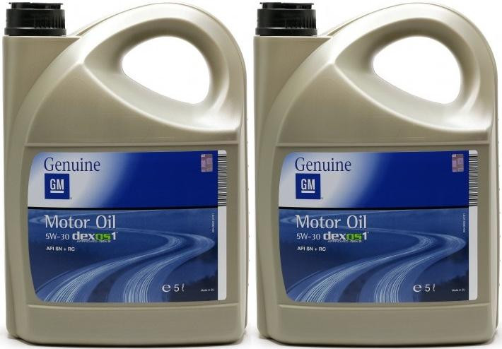 Original Genuine GM Opel 5W-30 dexos1 gen2 Longlife Motoröl 2x 5 = 10 Liter