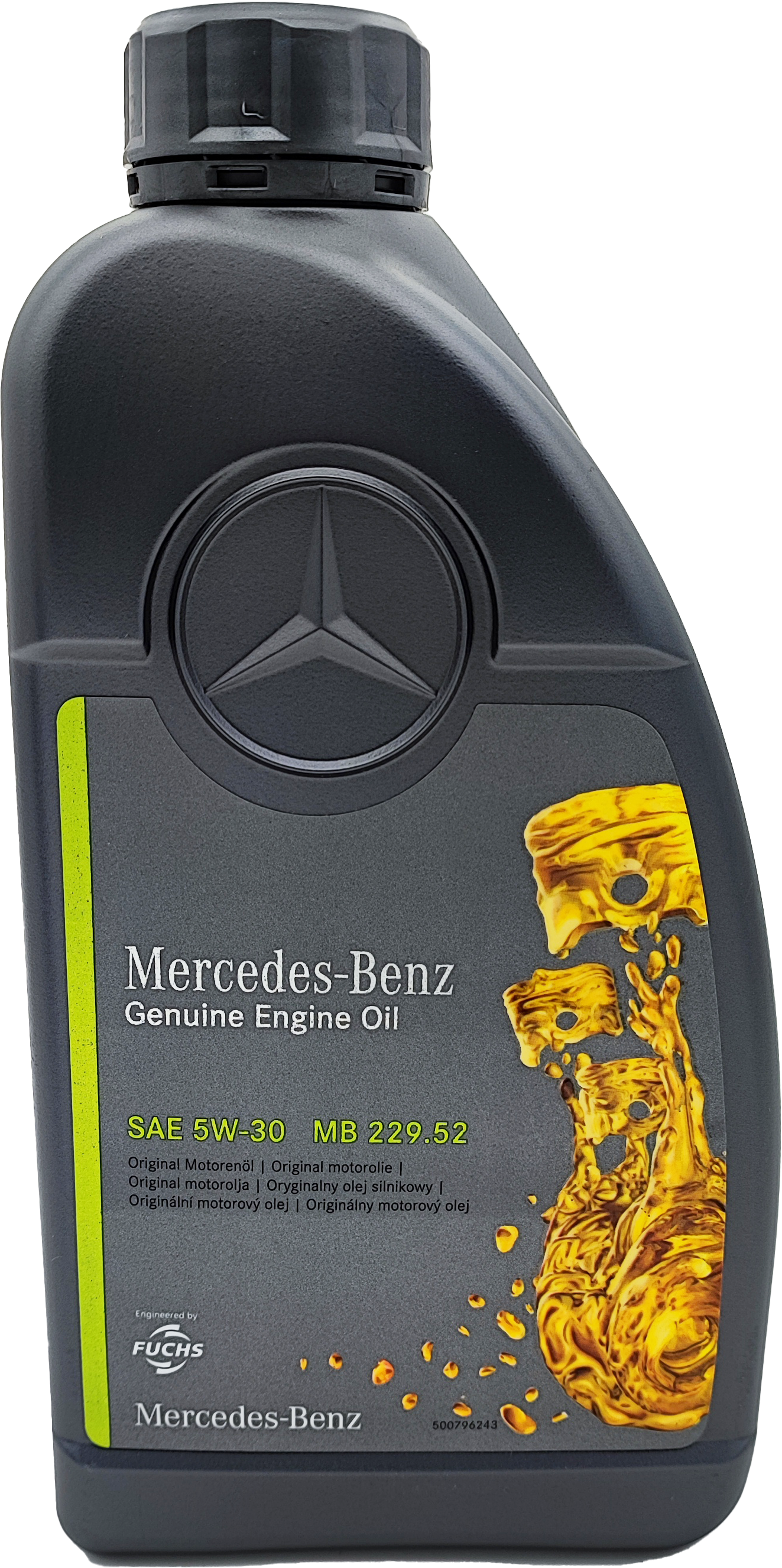 Original Mercedes Benz MB 229.52 5W-30 Motoröl 1l