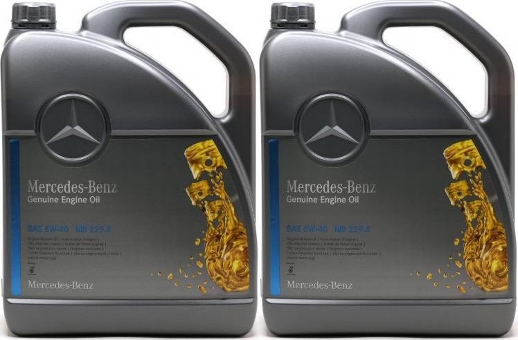 Original Mercedes Benz MB 229.5 5W-40 Motoröl 2x 5 = 10 Liter