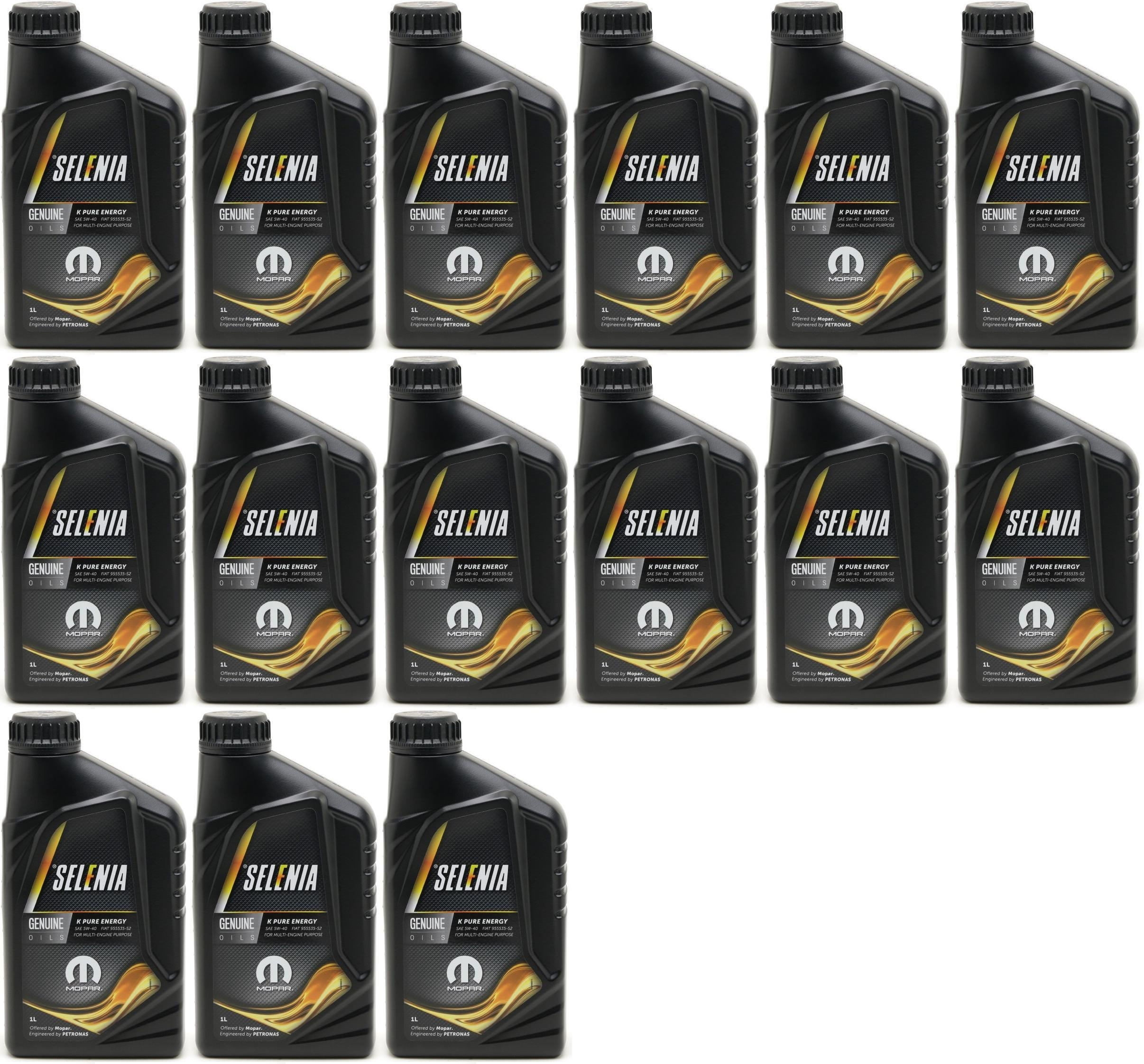 Selenia K Pure Energy Multi Air 5W-40 Motoröl 15x 1l = 15 Liter