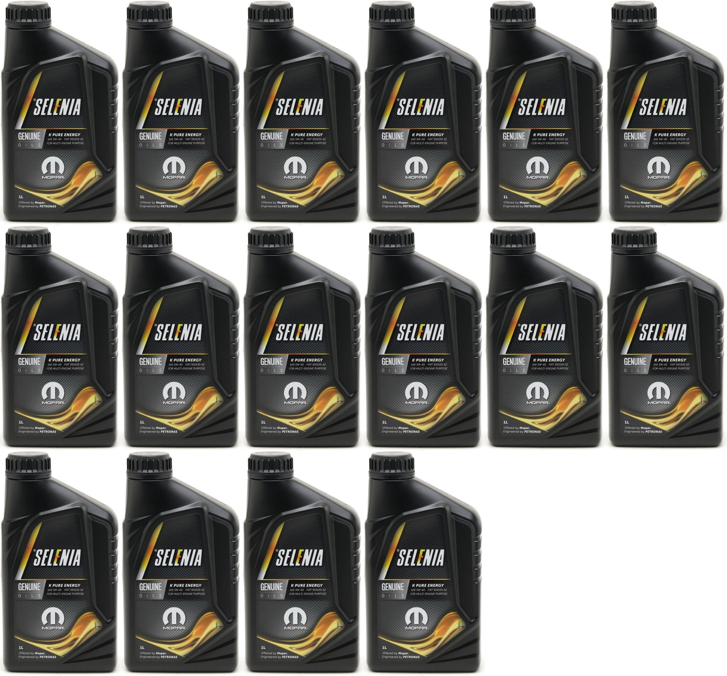 Selenia K Pure Energy Multi Air 5W-40 Motoröl 16x 1l = 16 Liter