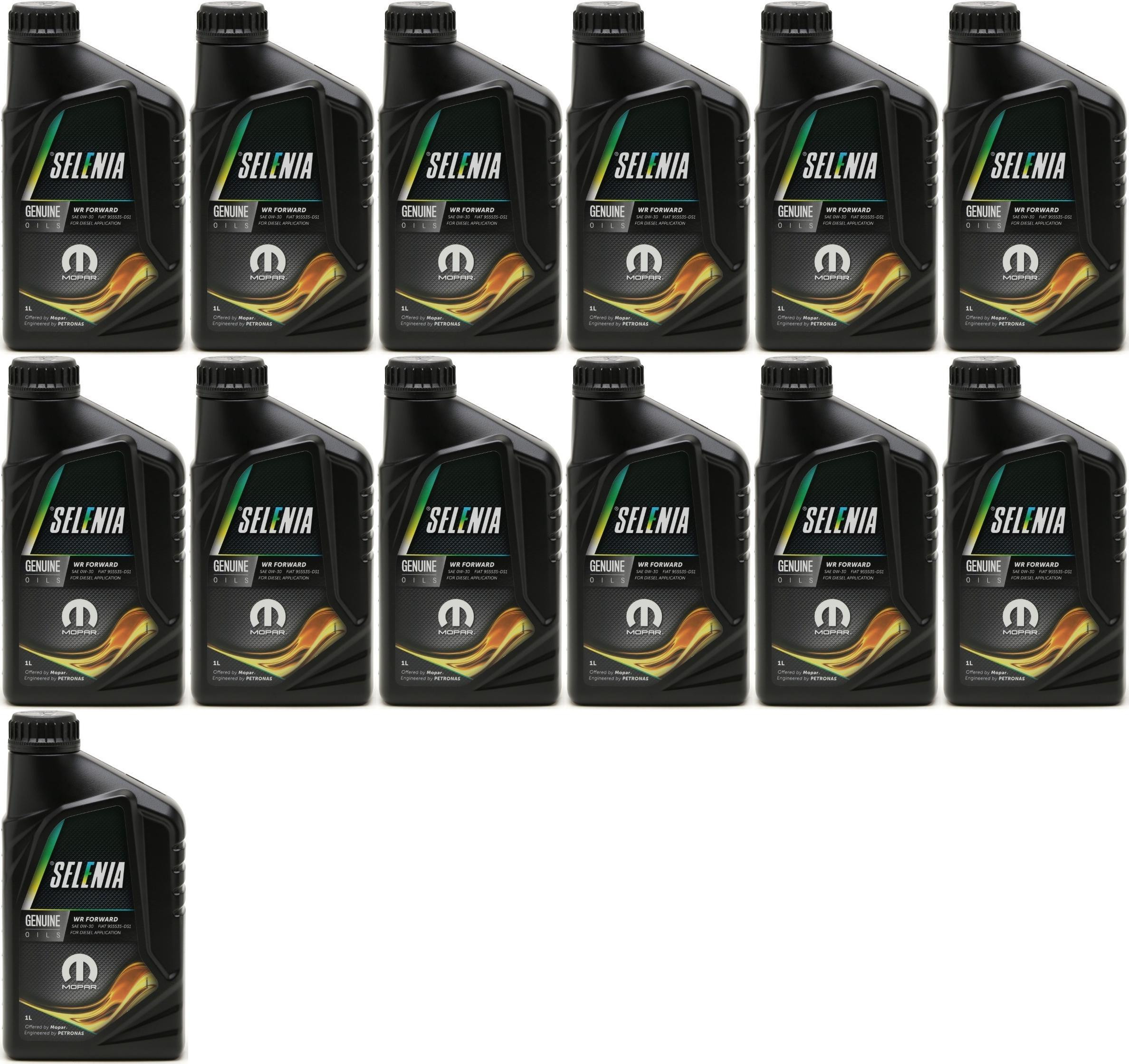 Selenia WR Forward 0W-30 Motoröl 13x 1l = 13 Liter