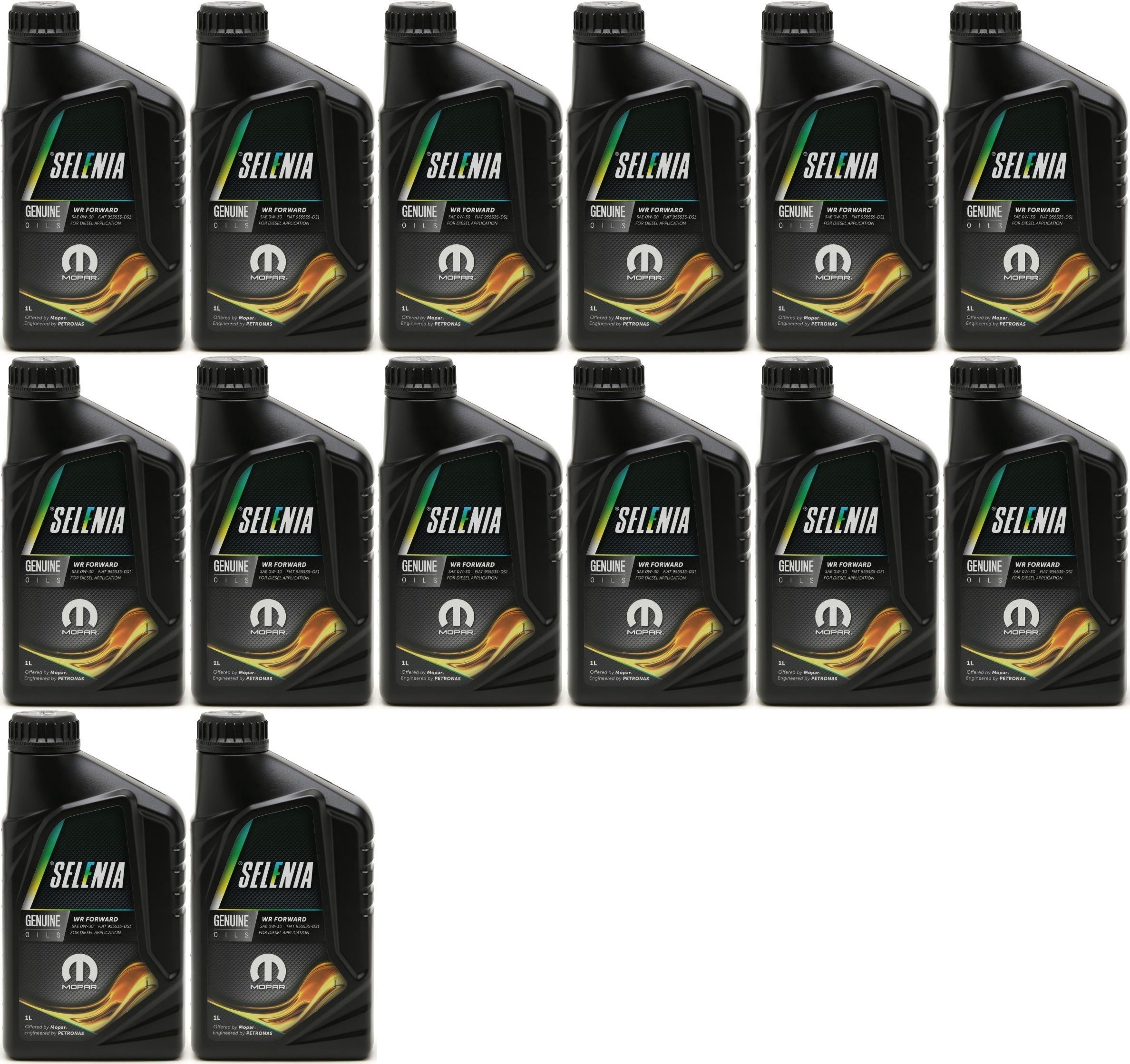 Selenia WR Forward 0W-30 Motoröl 14x 1l = 14 Liter