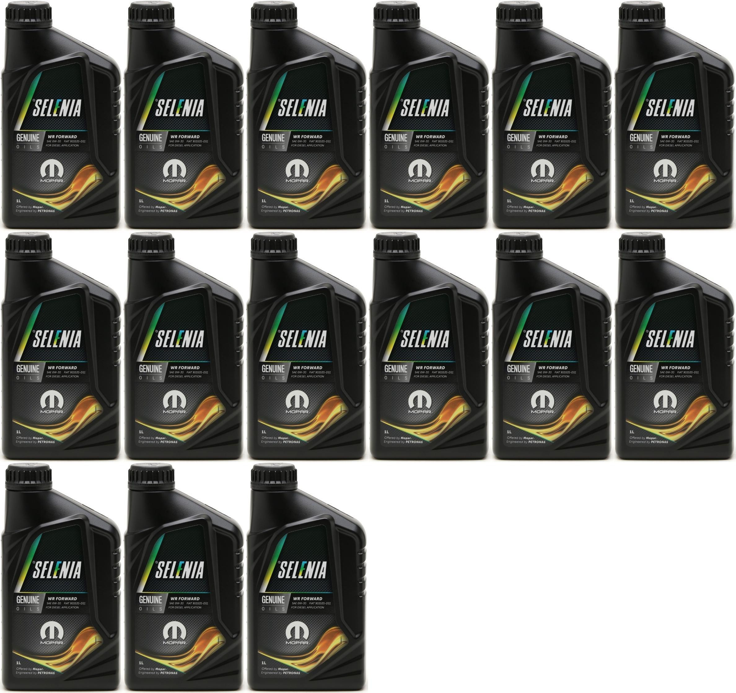 Selenia WR Forward 0W-30 Motoröl 15x 1l = 15 Liter