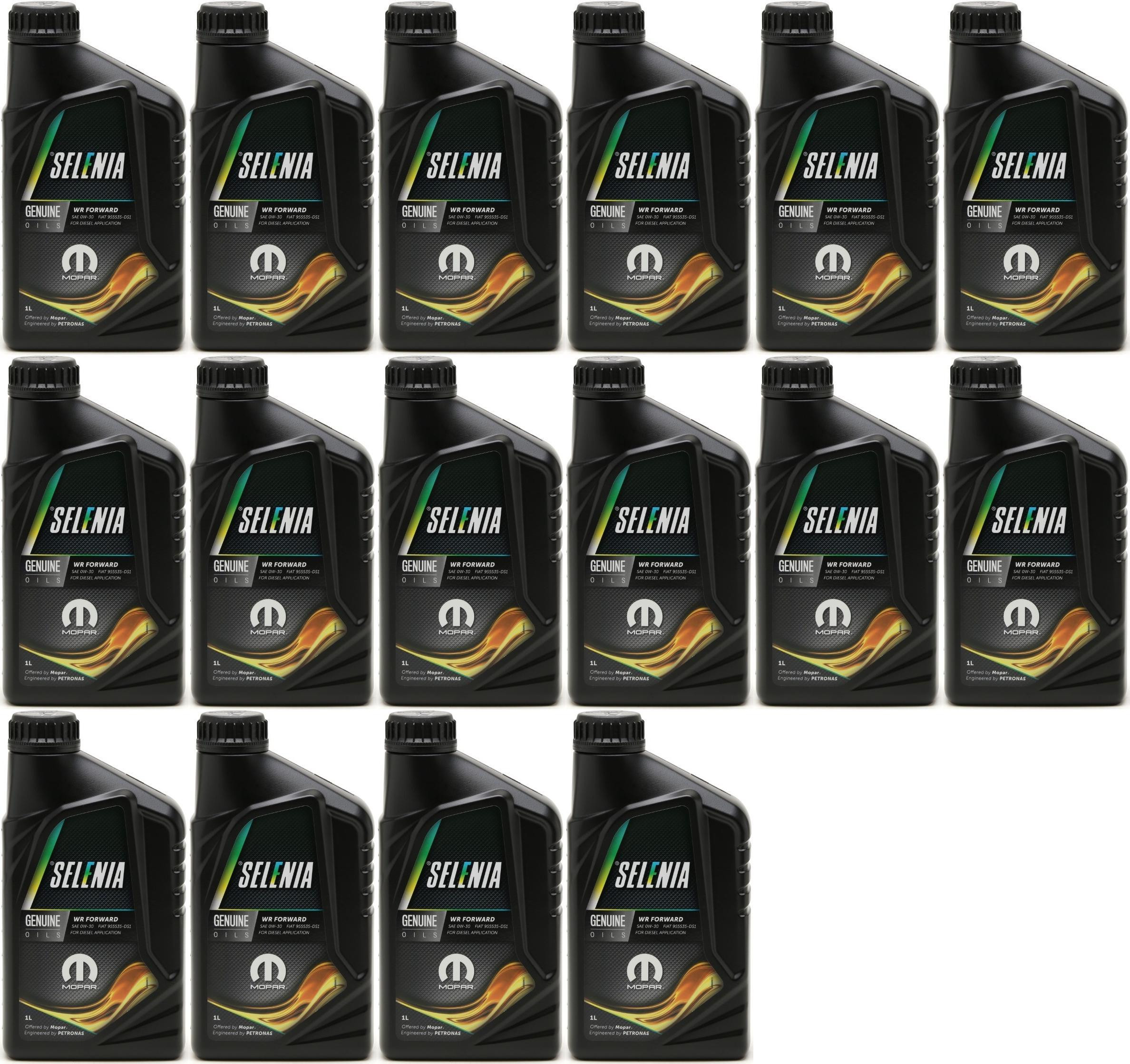 Selenia WR Forward 0W-30 Motoröl 16x 1l = 16 Liter