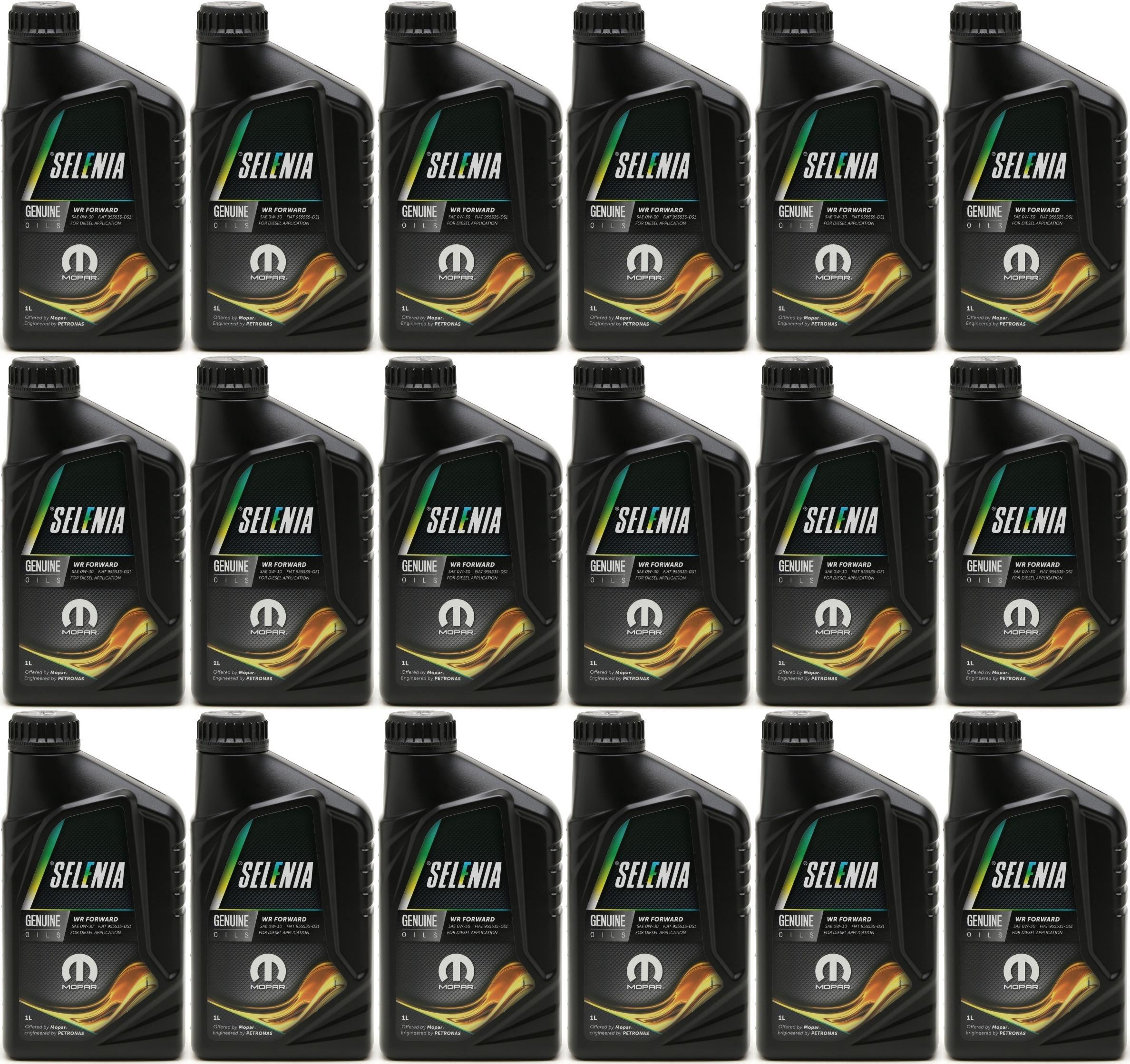 Selenia WR Forward 0W-30 Motoröl 18x 1l = 18 Liter