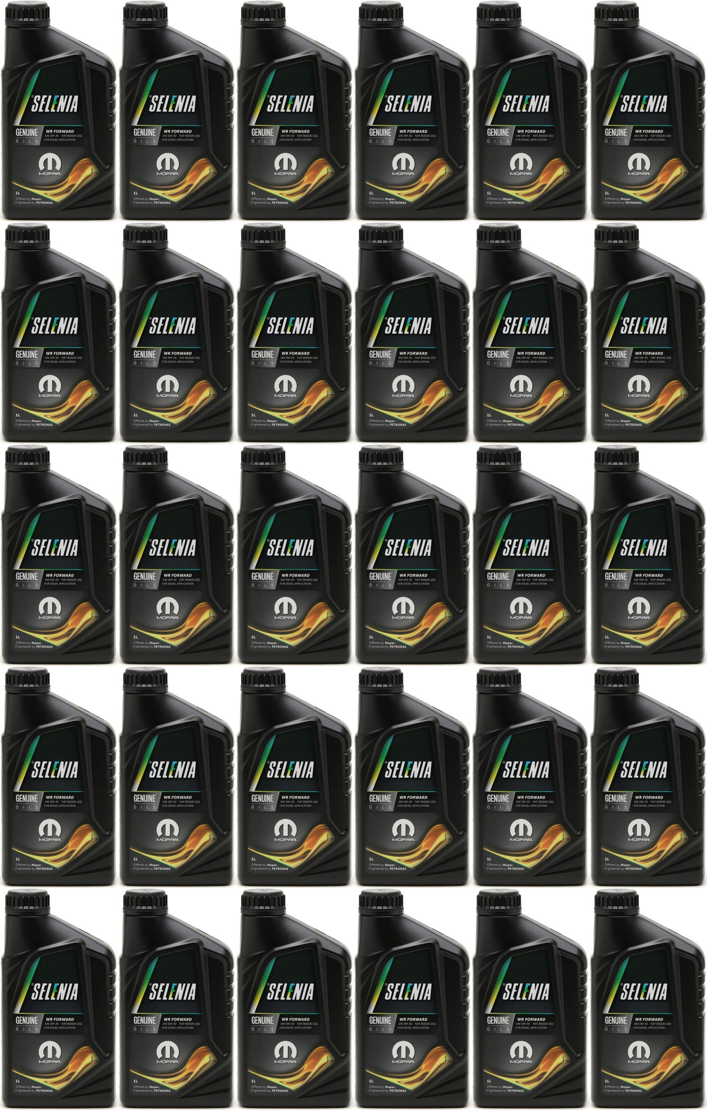 Selenia WR Forward 0W-30 Motoröl 30x 1l = 30 Liter