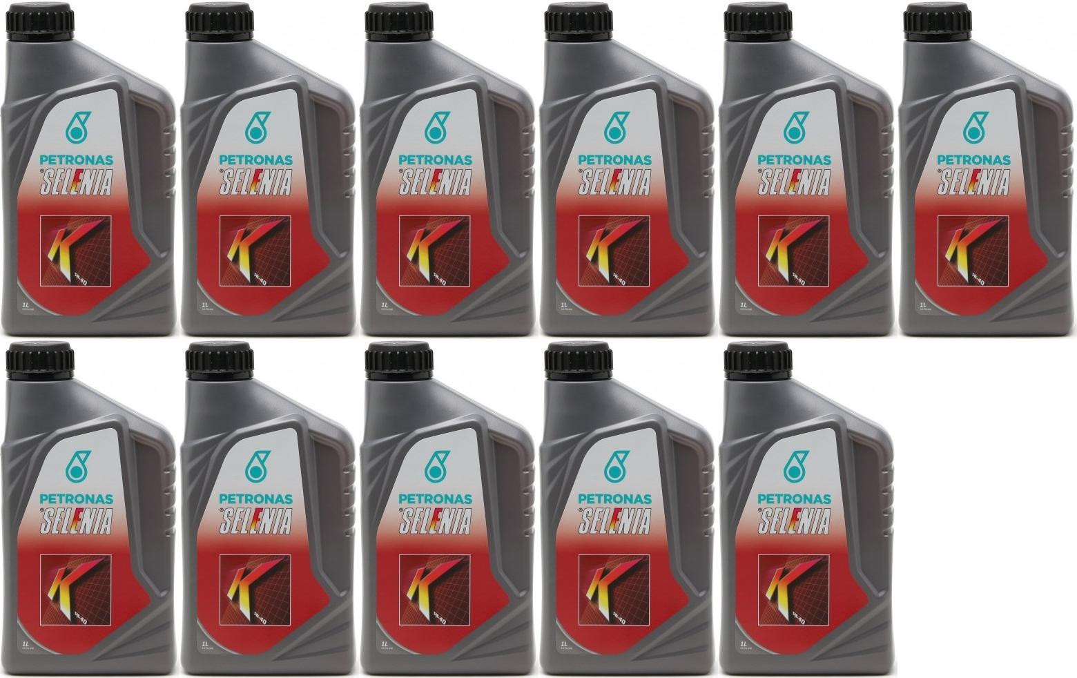 Selenia K 5W-40 Motoröl 11x 1l = 11 Liter