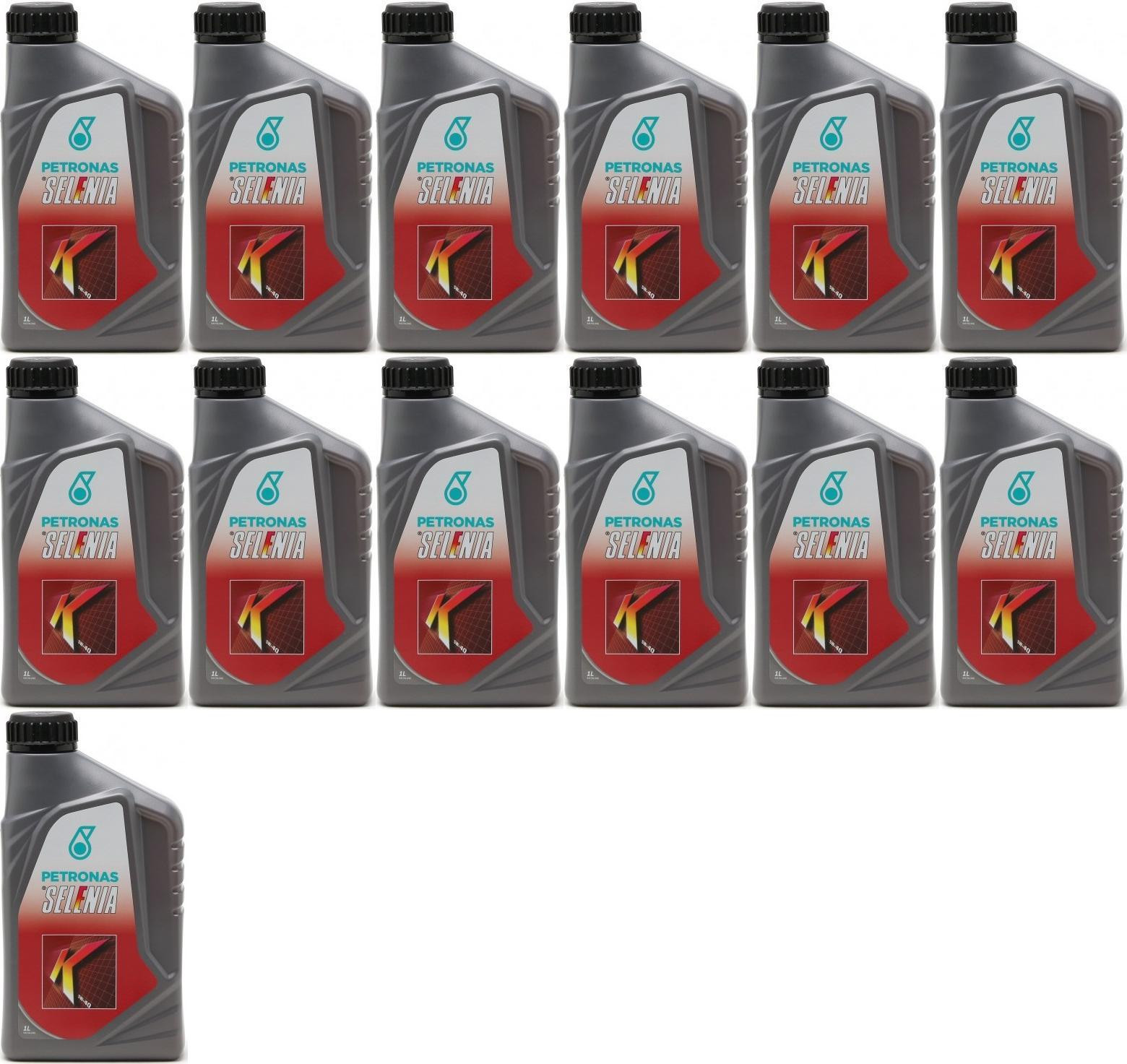 Selenia K 5W-40 Motoröl 13x 1l = 13 Liter