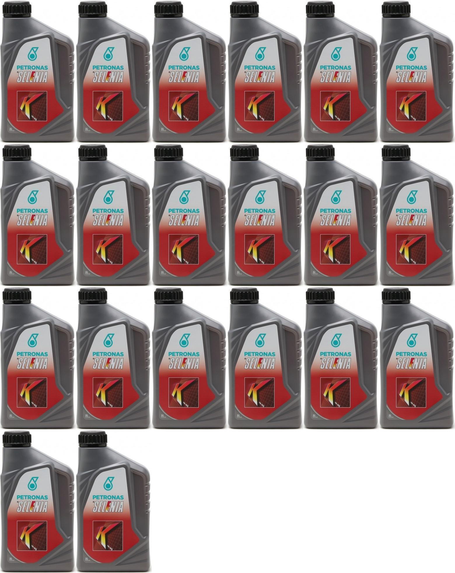 Selenia K 5W-40 Motoröl 20x 1l = 20 Liter