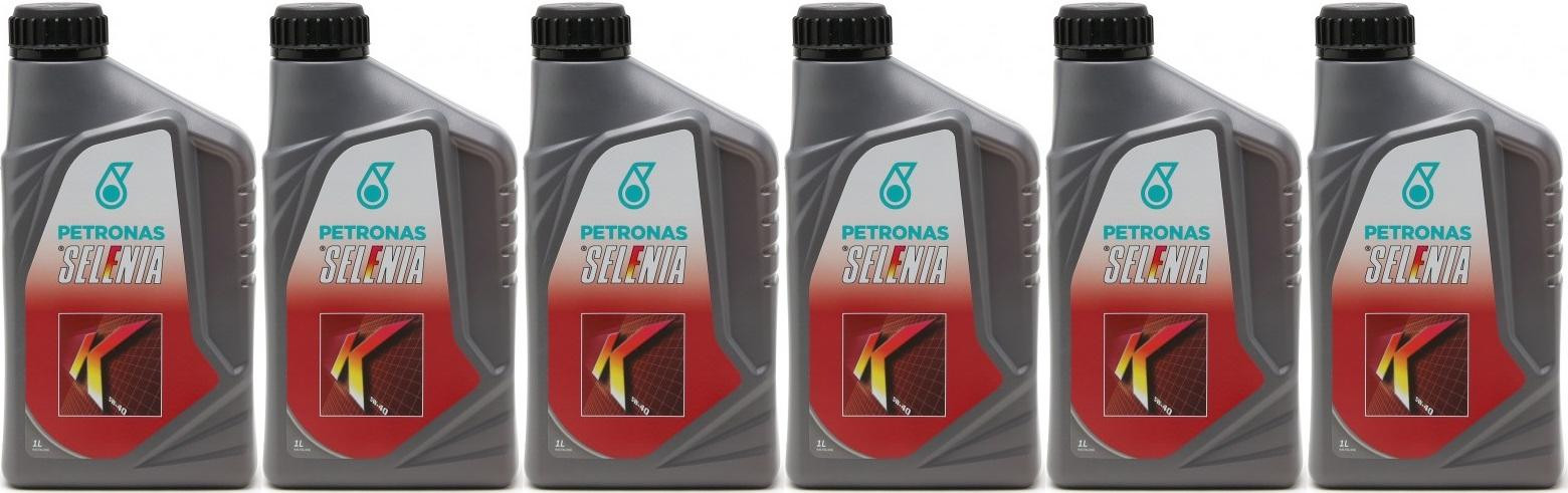 Selenia K 5W-40 Motoröl 6x 1l = 6 Liter