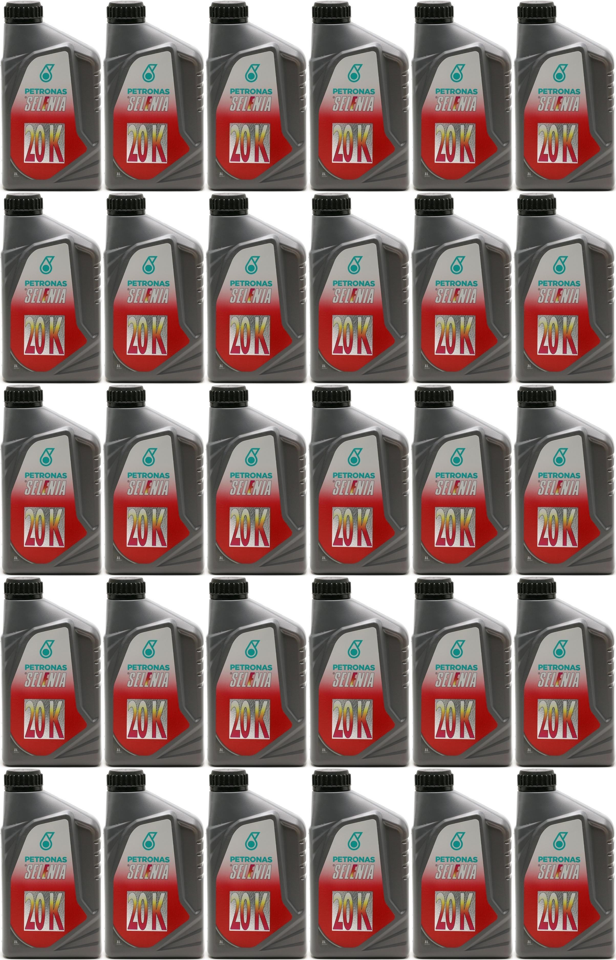 Selenia 20K 10W-40 Benziner Motoröliter 30x 1l = 30 Liter