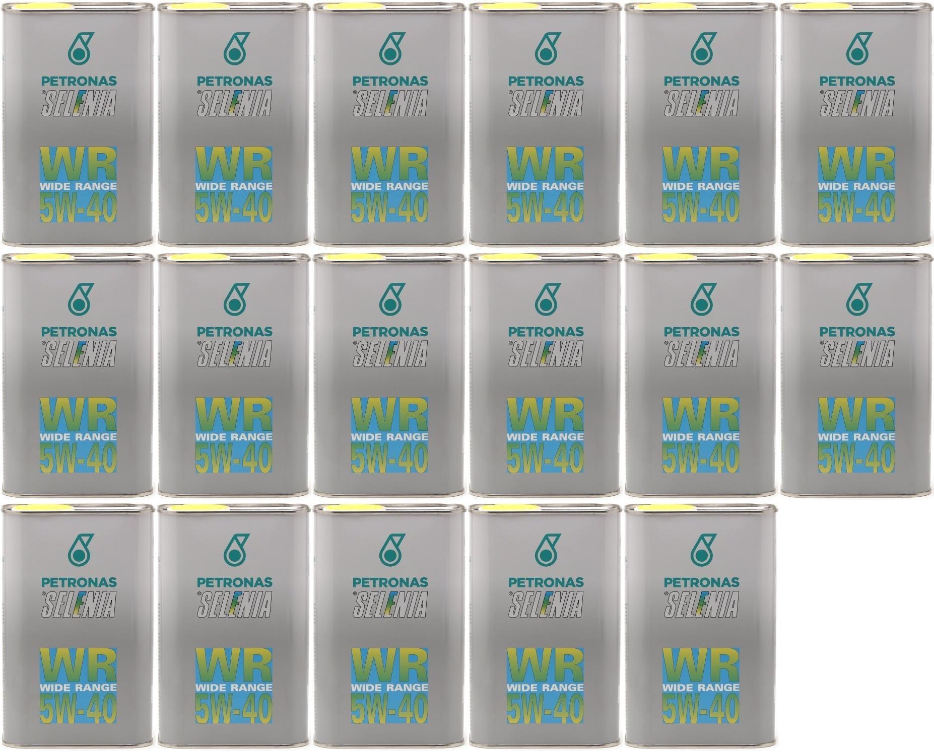 Selenia WR Wide Range 5W-40 Motoröl 17x 1l = 17 Liter